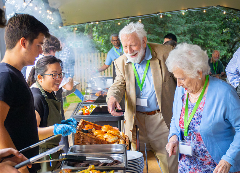 Guests at BBQ