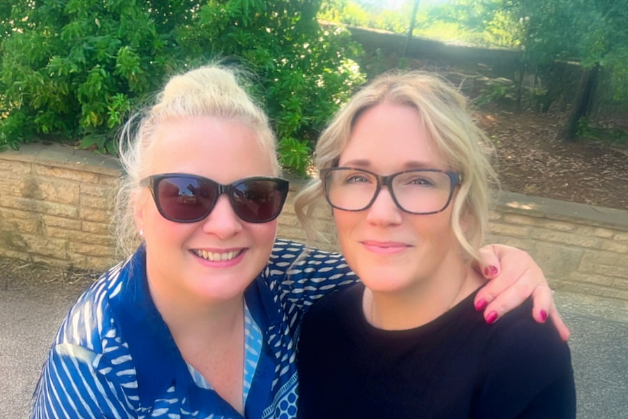 Delegates taking a photo together at Highgate House.