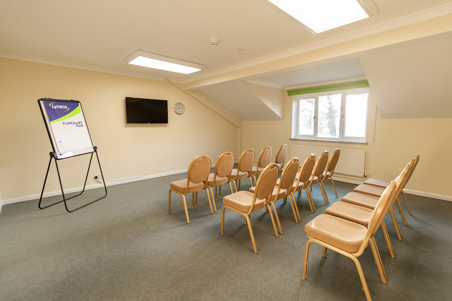 One of Aspen Hall's break out rooms.