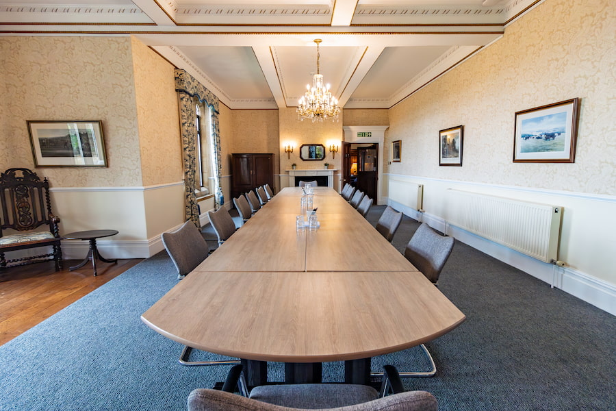 Rowan set out in boardroom style.