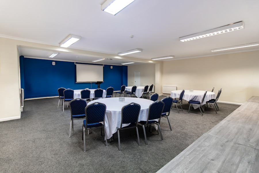 Annerley Hall from the back showing the size of the room.