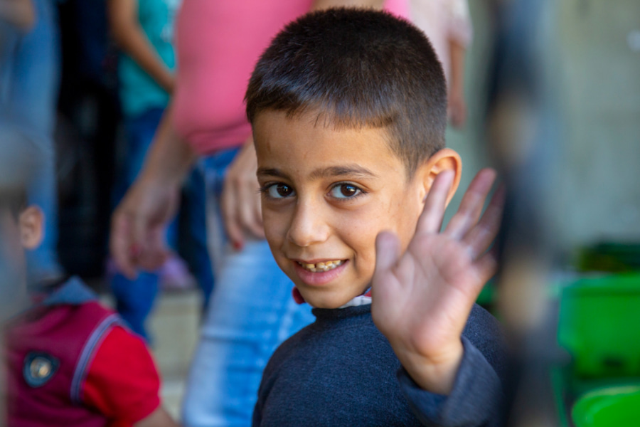 A boy from Beirut, Lebanon.
