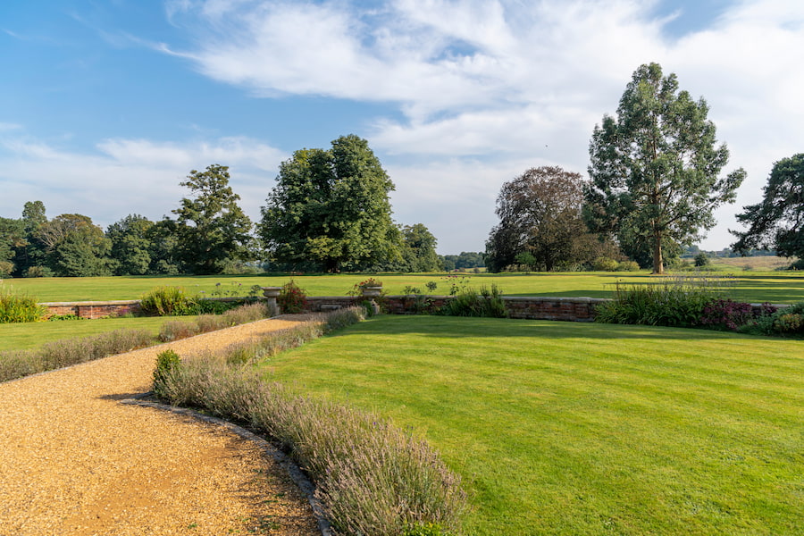 High Leigh's grounds on a beautiful sunny day.