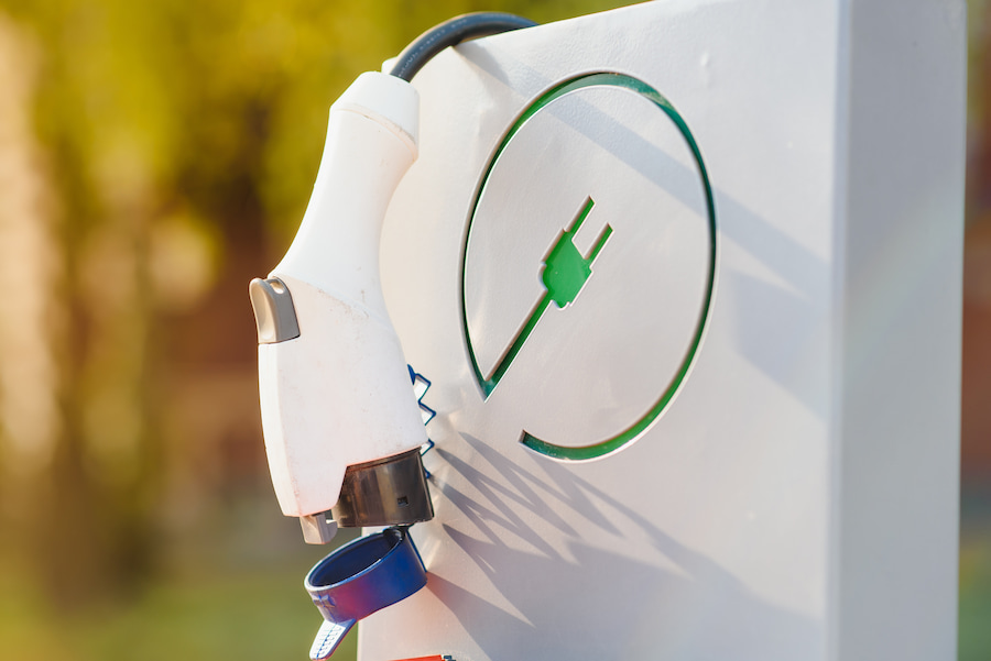 A electric car charger.